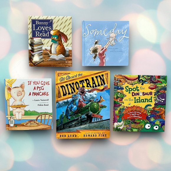 Lot Of 5 Hardcover Children’s Books - Picture 1 of 1